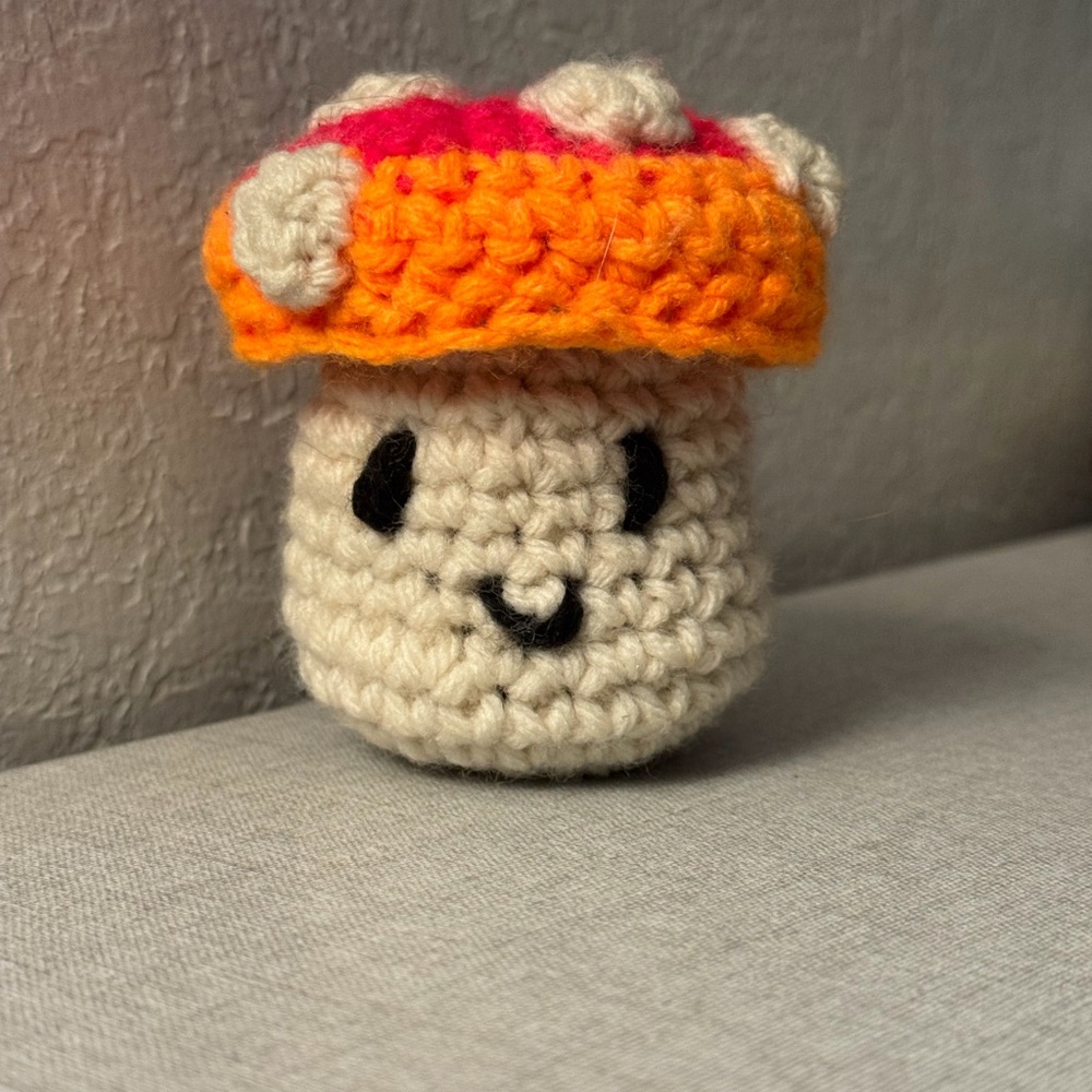 Crochet Mushroom Plushie 🍄